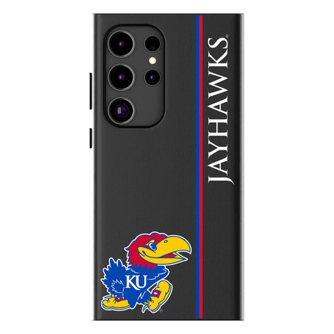 University of Kansas Jayhawks Sidebar MagSafe Compatible Phone Case for Samsung Galaxy