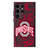 Ohio State University Buckeyes Paisley MagSafe Compatible Phone Case for Samsung Galaxy