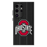 Ohio State University Buckeyes Text Backdrop MagSafe Compatible Phone Case for Samsung Galaxy
