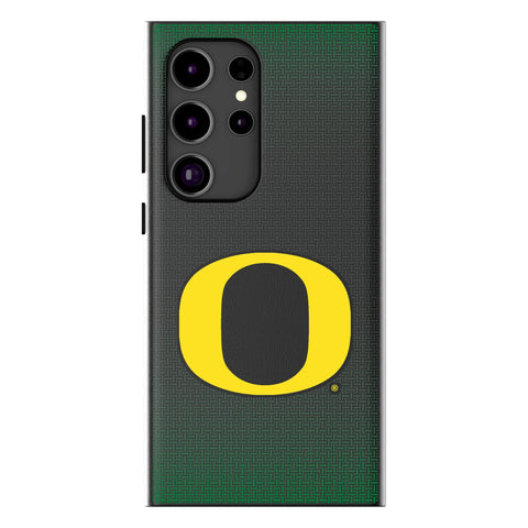 University of Oregon Ducks Linen MagSafe Compatible Phone Case for Samsung Galaxy