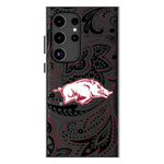 University of Arkansas Fayetteville Razorbacks Paisley MagSafe Compatible Phone Case for Samsung Galaxy