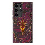 Arizona State University Sun Devils Paisley MagSafe Compatible Phone Case-0