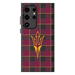 Arizona State University Sun Devils Plaid MagSafe Compatible Phone Case-0