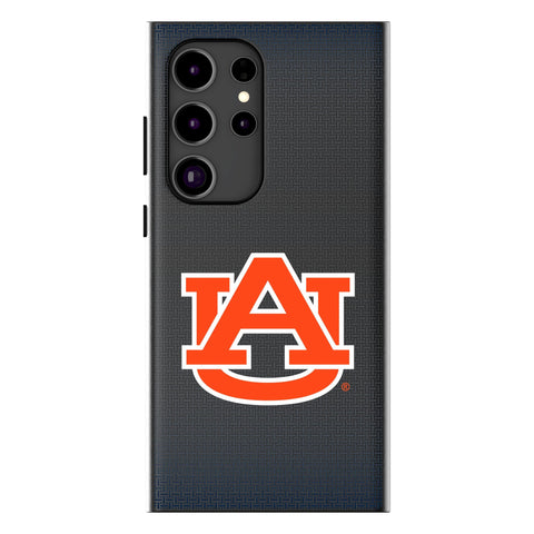 University of Auburn Tigers Linen MagSafe Compatible Phone Case for Samsung Galaxy