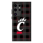 Cincinnati Bearcats Plaid Magnetic Phone Case-1