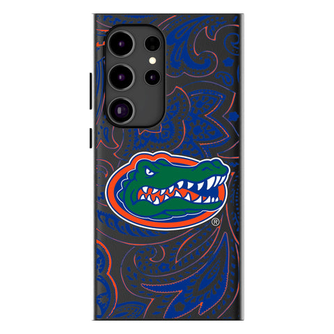 University of Florida Gators Paisley MagSafe Compatible Phone Case for Samsung Galaxy