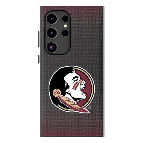 Florida State University Seminoles Linen MagSafe Compatible Phone Case for Samsung Galaxy