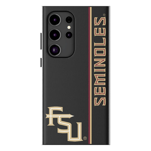 Florida State University Seminoles Athletic Wordmark Sidebar MagSafe Compatible Phone Case for Samsung Galaxy