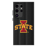 Iowa State University Cyclones Text Backdrop MagSafe Compatible Phone Case for Samsung Galaxy