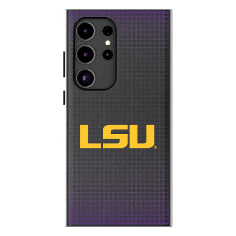 Louisiana State University Tigers Linen MagSafe Compatible Phone Case for Samsung Galaxy