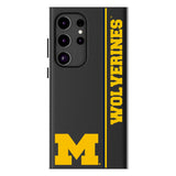University of Michigan Wolverines Sidebar MagSafe Compatible Phone Case for Samsung Galaxy