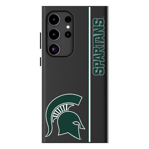 Michigan State University Spartans Sidebar MagSafe Compatible Phone Case for Samsung Galaxy