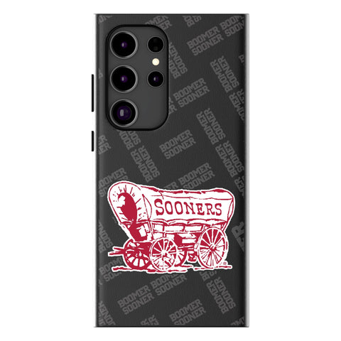 University of Oklahoma Sooners Quadtile MagSafe Compatible Phone Case for Samsung Galaxy