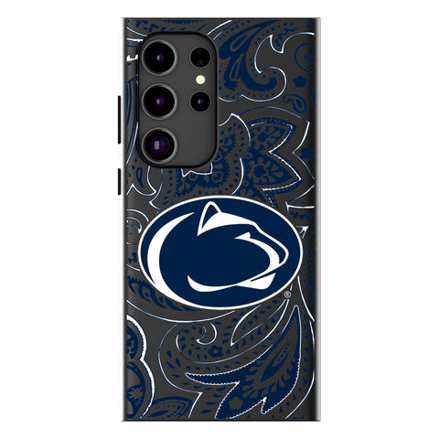 Pennsylvania State University Nittany Lions Paisley MagSafe Compatible Phone Case for Samsung Galaxy