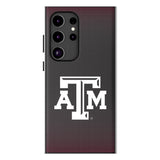 Texas A&M University Aggies Linen MagSafe Compatible Phone Case for Samsung Galaxy
