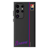 Atlanta Braves Home 2012 - Cooperstown Collection Sidebar MagSafe Compatible Phone Case for Samsung Galaxy