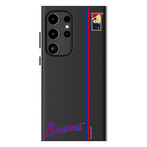 Atlanta Braves Home 2012 - Cooperstown Collection Sidebar MagSafe Compatible Phone Case for Samsung Galaxy