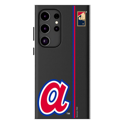 Atlanta Braves 1972-1980 - Cooperstown Collection Sidebar MagSafe Compatible Phone Case for Samsung Galaxy