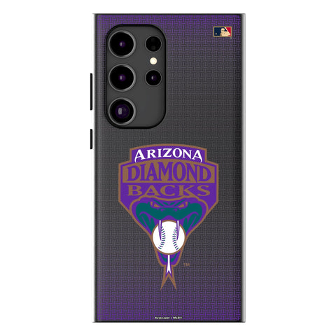 Arizona Diamondbacks 1999-2006 - Cooperstown Collection Linen MagSafe Compatible Phone Case for Samsung Galaxy