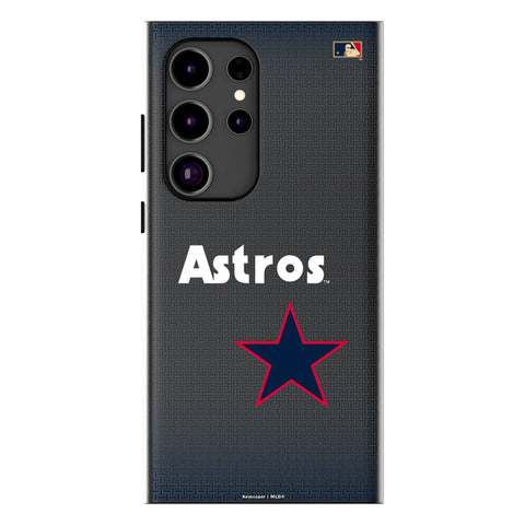 Houston Astros 1975-1981 - Cooperstown Collection Linen MagSafe Compatible Phone Case for Samsung Galaxy