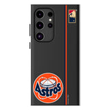 Houston Astros 1977-1993 - Cooperstown Collection Sidebar MagSafe Compatible Phone Case for Samsung Galaxy