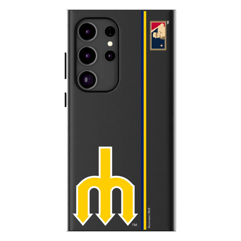 Seattle Mariners 1977-1980 - Cooperstown Collection Sidebar MagSafe Compatible Phone Case for Samsung Galaxy