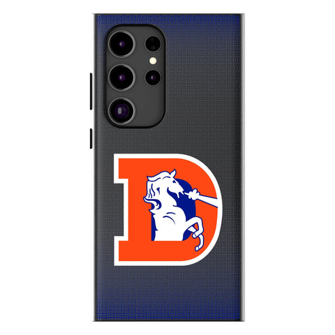 Denver Broncos 1993-1996 Historic Collection Linen MagSafe Compatible Phone Case for Samsung Galaxy