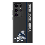 Dallas Cowboys 1966-1969 Historic Collection Personalized Sidebard MagSafe Compatible Phone Case for Samsung Galaxy
