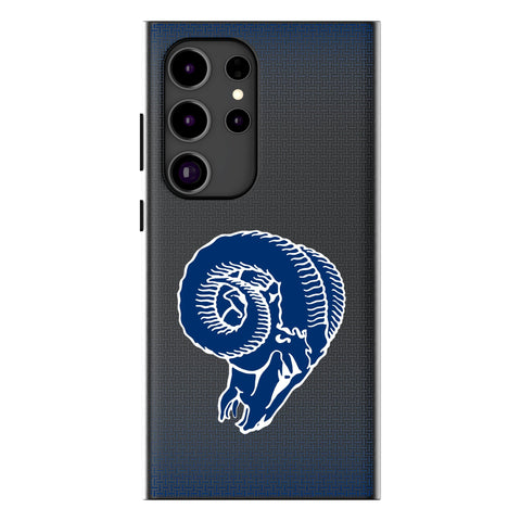 Los Angeles Rams Historic Collection Linen MagSafe Compatible Phone Case for Samsung Galaxy