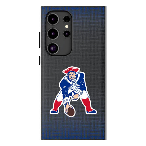 New England Patriots Historic Collection Linen MagSafe Compatible Phone Case for Samsung Galaxy