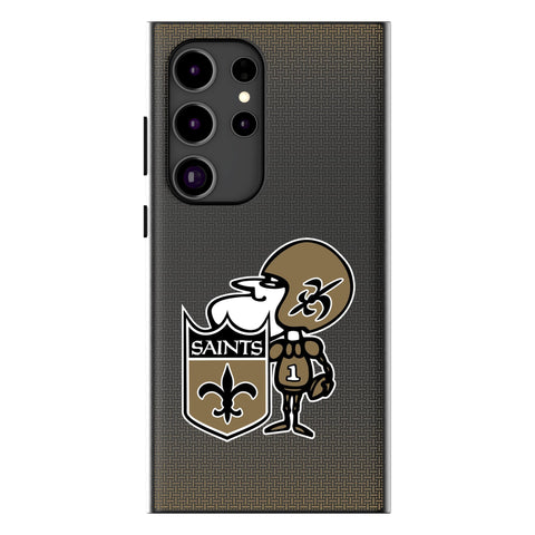 New Orleans Saints Historic Collection Linen MagSafe Compatible Phone Case for Samsung Galaxy