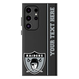 Oakland Raiders 1963 Historic Collection Personalized Sidebard MagSafe Compatible Phone Case for Samsung Galaxy