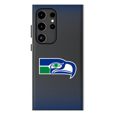 Seattle Seahawks Historic Collection Linen MagSafe Compatible Phone Case for Samsung Galaxy