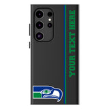 Seattle Seahawks Historic Collection Personalized Sidebard MagSafe Compatible Phone Case for Samsung Galaxy