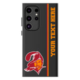 Tampa Bay Buccaneers Historic Collection Personalized Sidebard MagSafe Compatible Phone Case for Samsung Galaxy