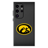 University of Iowa Hawkeyes Linen MagSafe Compatible Phone Case for Samsung Galaxy