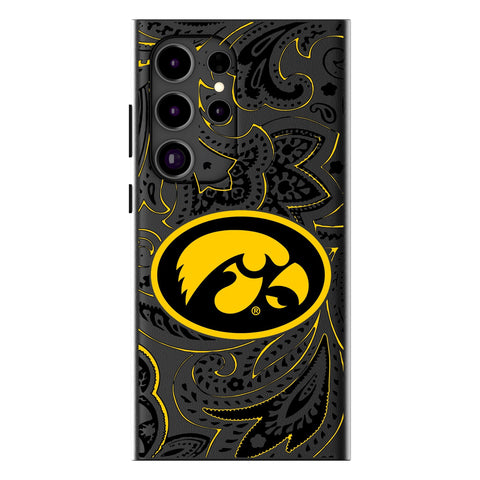 University of Iowa Hawkeyes Paisley MagSafe Compatible Phone Case for Samsung Galaxy