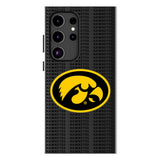 University of Iowa Hawkeyes Text Backdrop MagSafe Compatible Phone Case for Samsung Galaxy