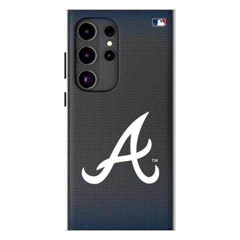 Atlanta Braves Linen MagSafe Compatible Phone Case for Samsung Galaxy