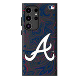 Atlanta Braves Paisley MagSafe Compatible Phone Case for Samsung Galaxy