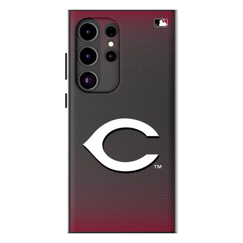 Cincinnati Reds Linen MagSafe Compatible Phone Case for Samsung Galaxy