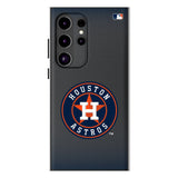 Houston Astros Linen MagSafe Compatible Phone Case for Samsung Galaxy