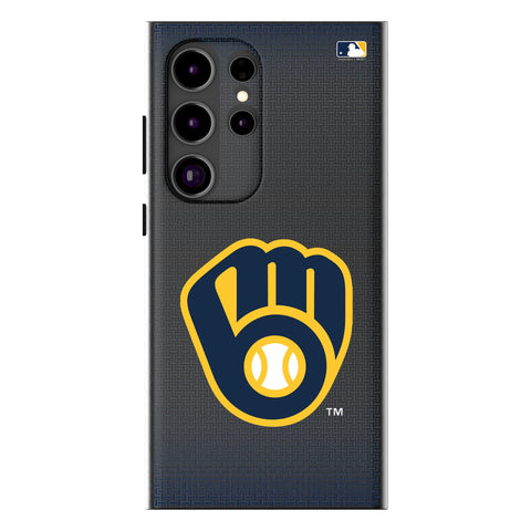 Milwaukee Brewers Linen MagSafe Compatible Phone Case for Samsung Galaxy