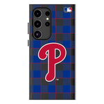 Philadelphia Phillies Plaid Magnetic Phone Case-1