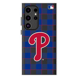 Philadelphia Phillies Plaid Magnetic Phone Case-1