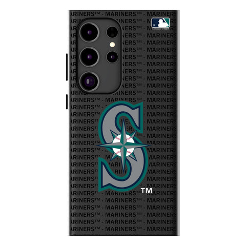 Seattle Mariners Text Backdrop MagSafe Compatible Phone Case for Samsung Galaxy