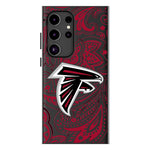 Atlanta Falcons Paisley MagSafe Compatible Phone Case for Samsung Galaxy