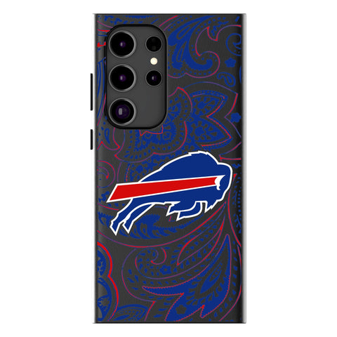 Buffalo Bills Paisley MagSafe Compatible Phone Case for Samsung Galaxy