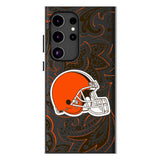 Cleveland Browns Paisley Magnetic Phone Case-1