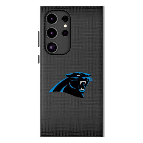 Carolina Panthers Linen MagSafe Compatible Phone Case for Samsung Galaxy